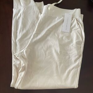 Cozy Earth Cream Lounge Pants/. Joggers NET